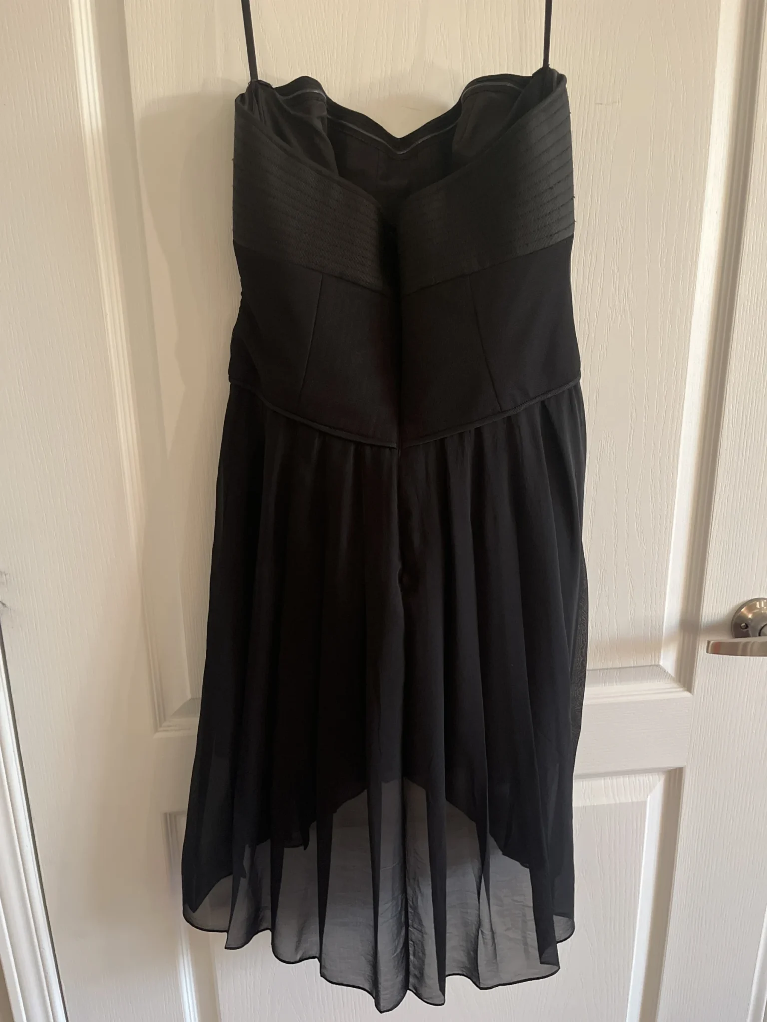 Image for BCBG robe bustier chic noire pour occasions spéciales comme gala, bal, ….