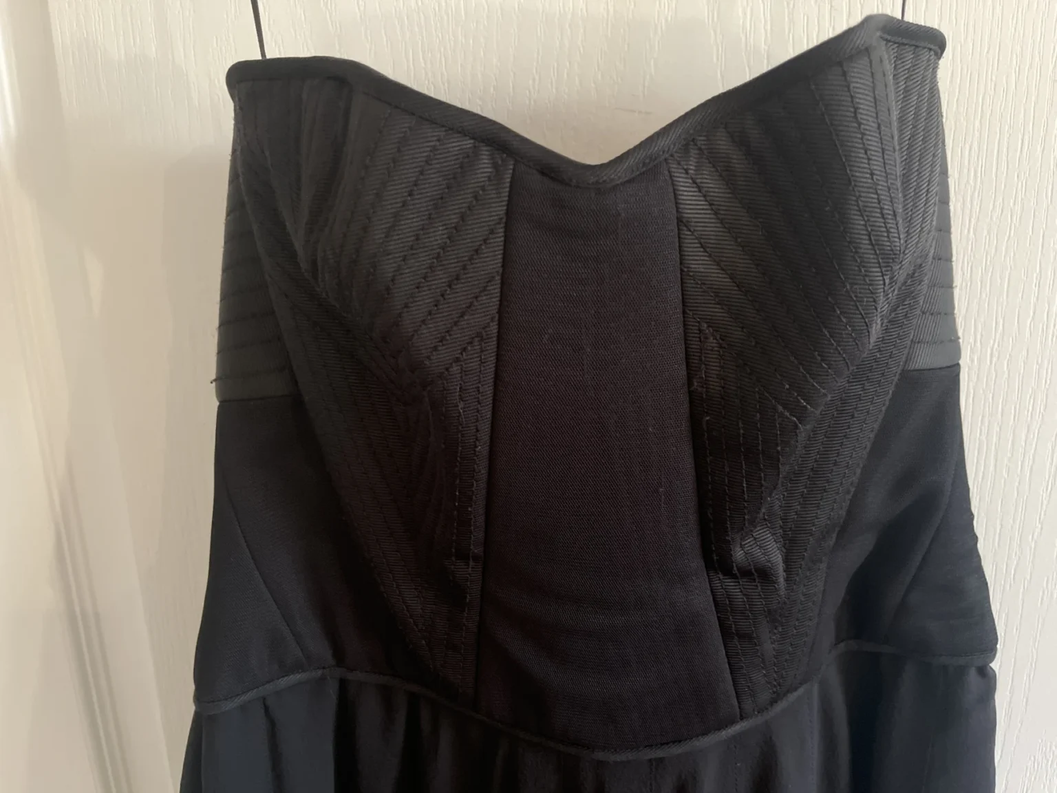 Image for BCBG robe bustier chic noire pour occasions spéciales comme gala, bal, ….