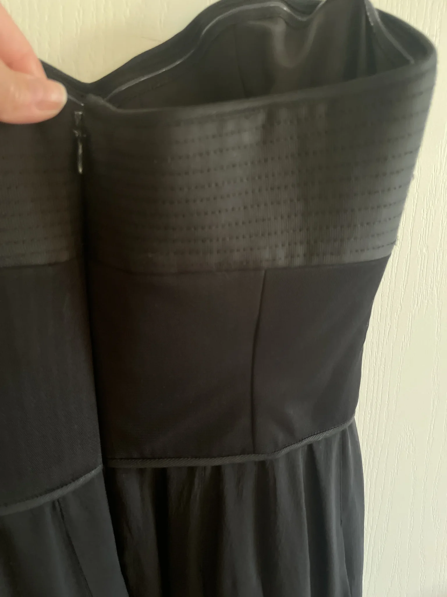 Image for BCBG robe bustier chic noire pour occasions spéciales comme gala, bal, ….