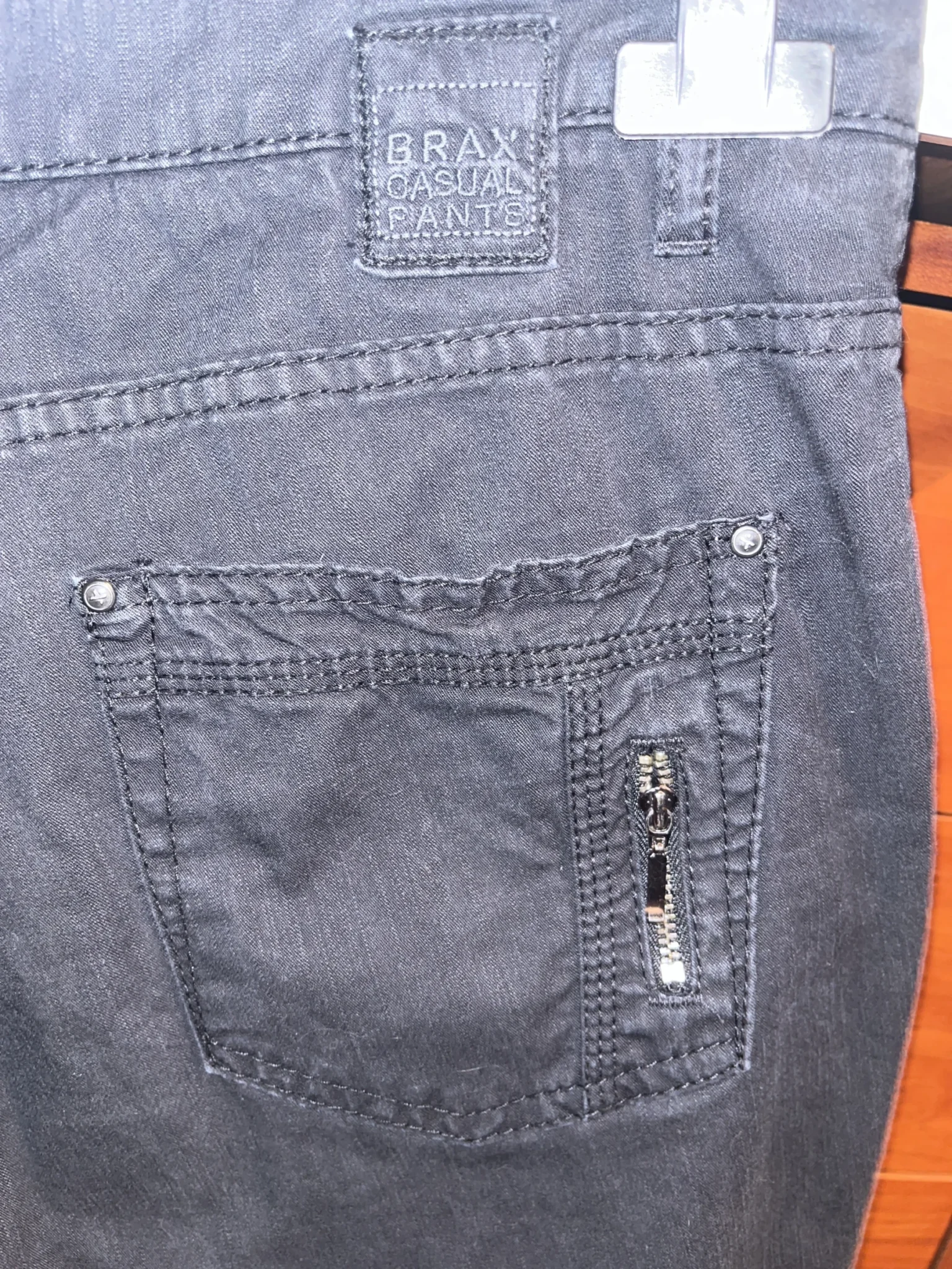 Image for BRAX haut de gamme pantalon noir coupe jeans