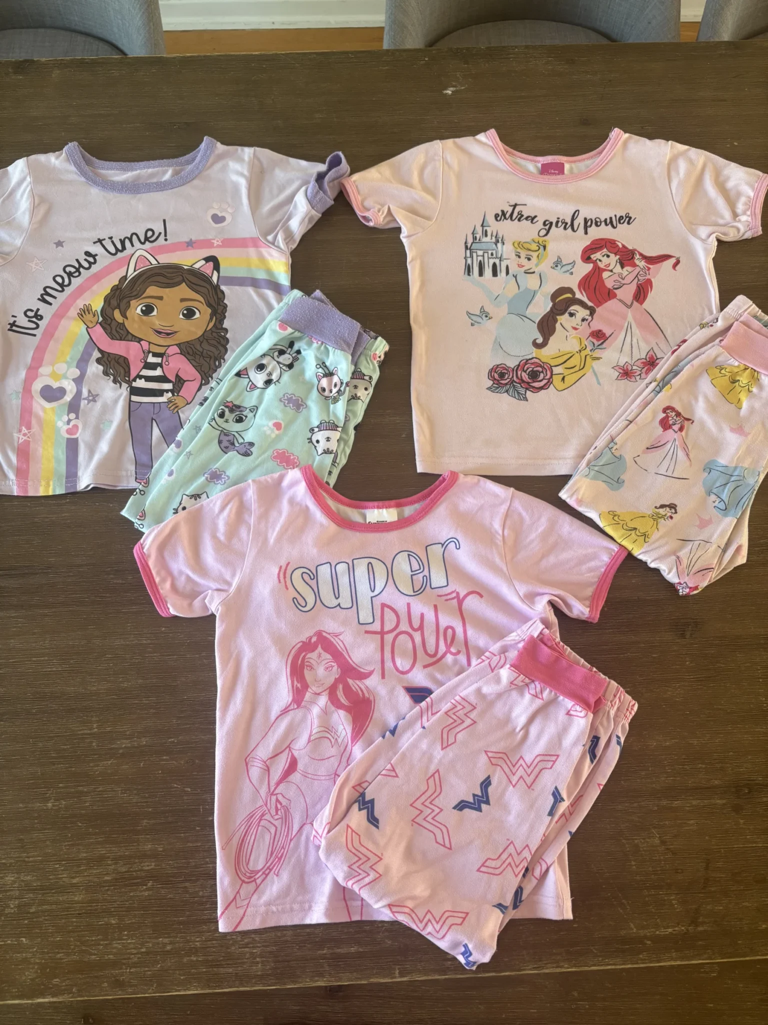 Featured image for 4T Trio pyjama Gabby Dollhouse & princesses