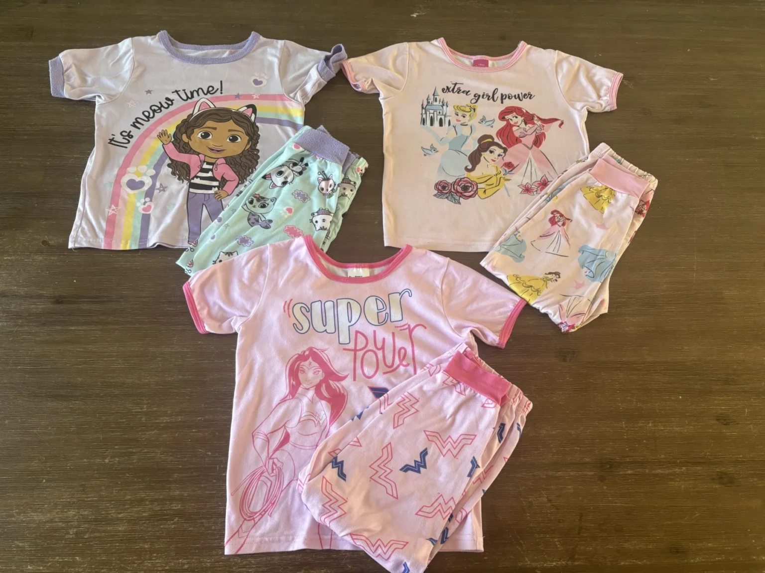Image for 4T Trio pyjama Gabby Dollhouse & princesses