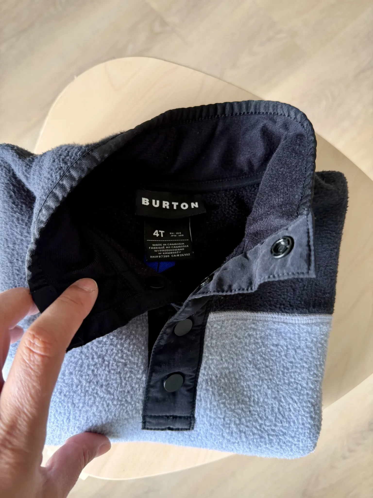 Image for FLEECE BURTONSPARK 4T