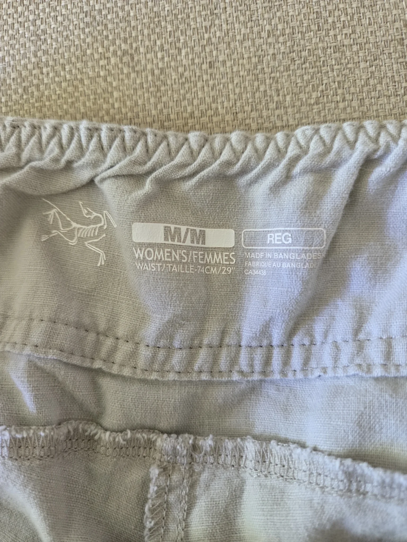 Image for Magnificent Arcteryx capri in light taupe