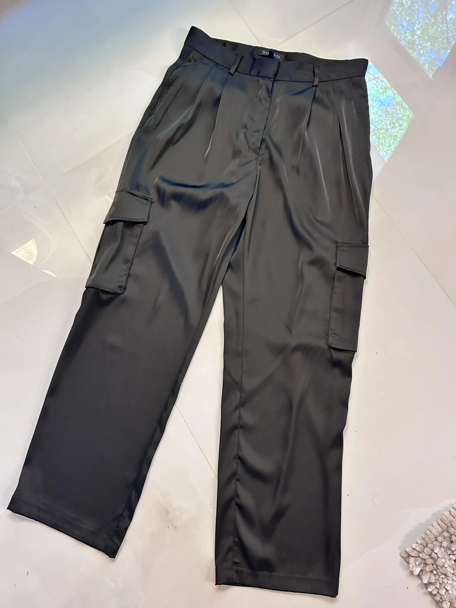 Pantalon satin noir Dynamite Dynamite seconde main