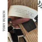 Thumbnail for Sandales espadrilles à plateforme Tory Burch noires, blanches et beiges, fermeture velcro, pointure 10
