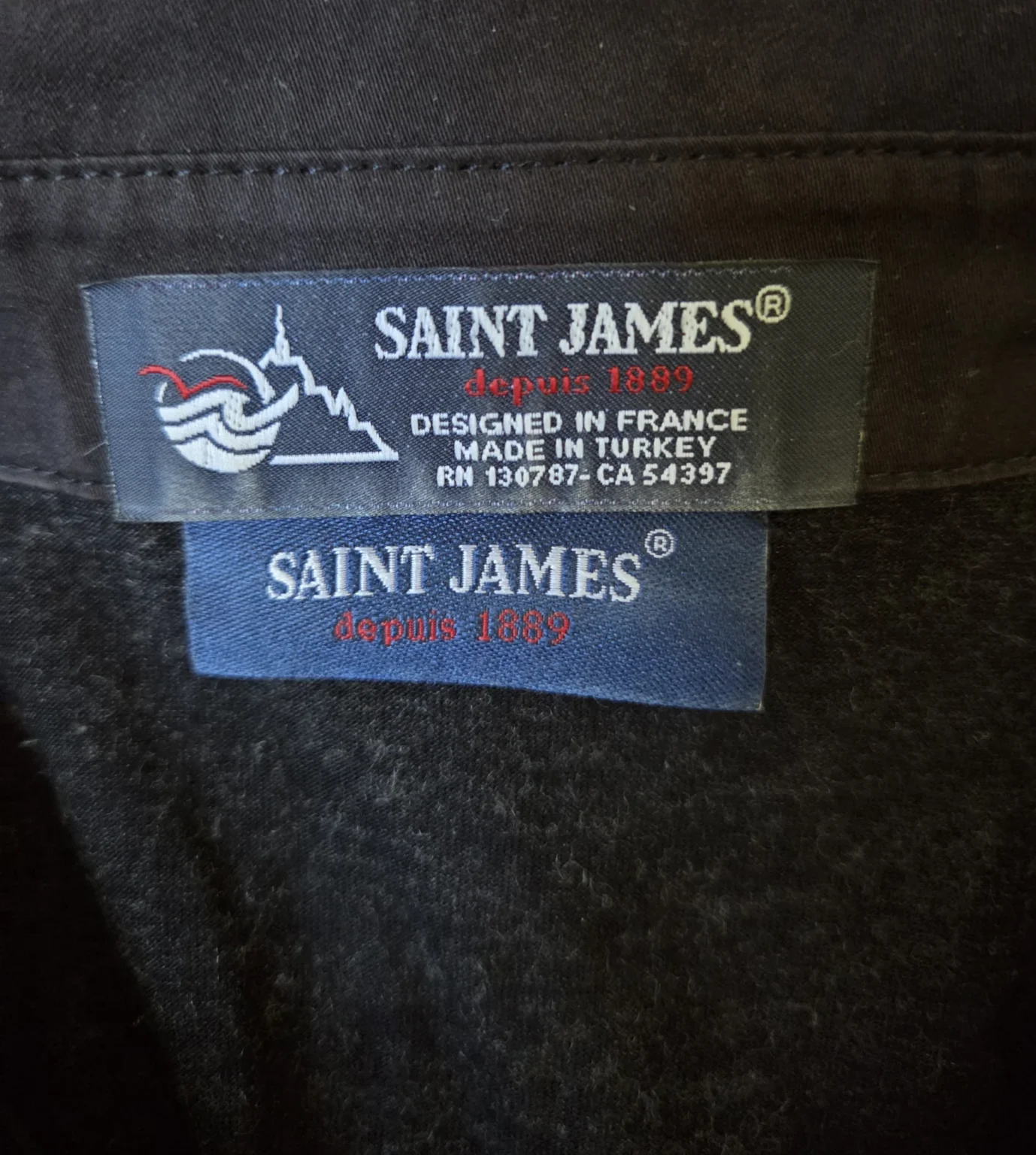 Image for Saint James-Polo/pull iconique à manches longues