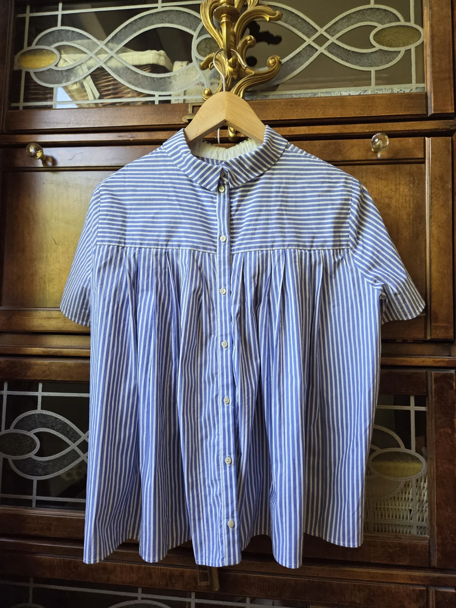 Image for Jolie Blouse rayée bleu et blanc de la marque SET