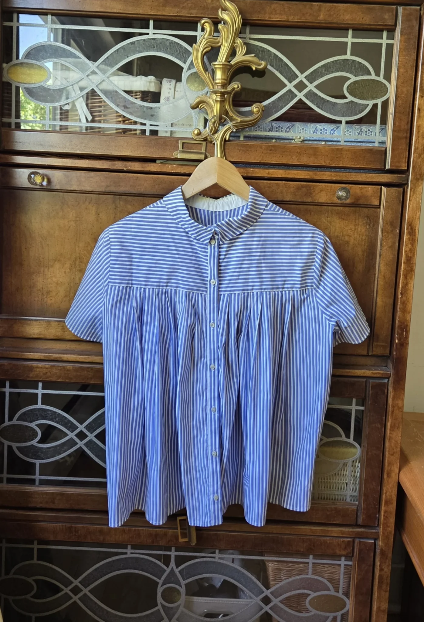 Image for Jolie Blouse rayée bleu et blanc de la marque SET
