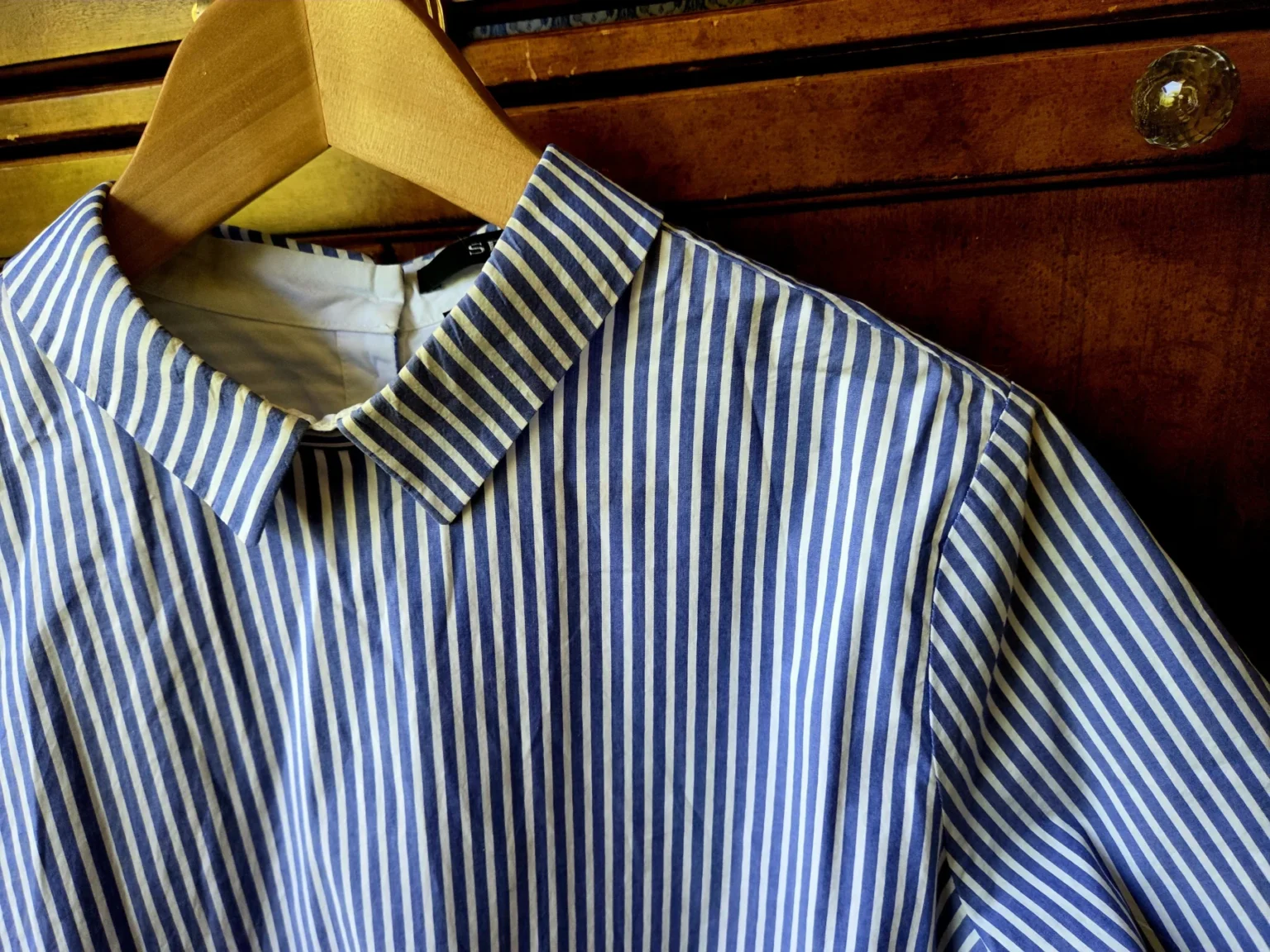 Image for Jolie Blouse rayée bleu et blanc de la marque SET
