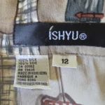Thumbnail for ISHYU 100 % soie-superbe chemise à manches courtes