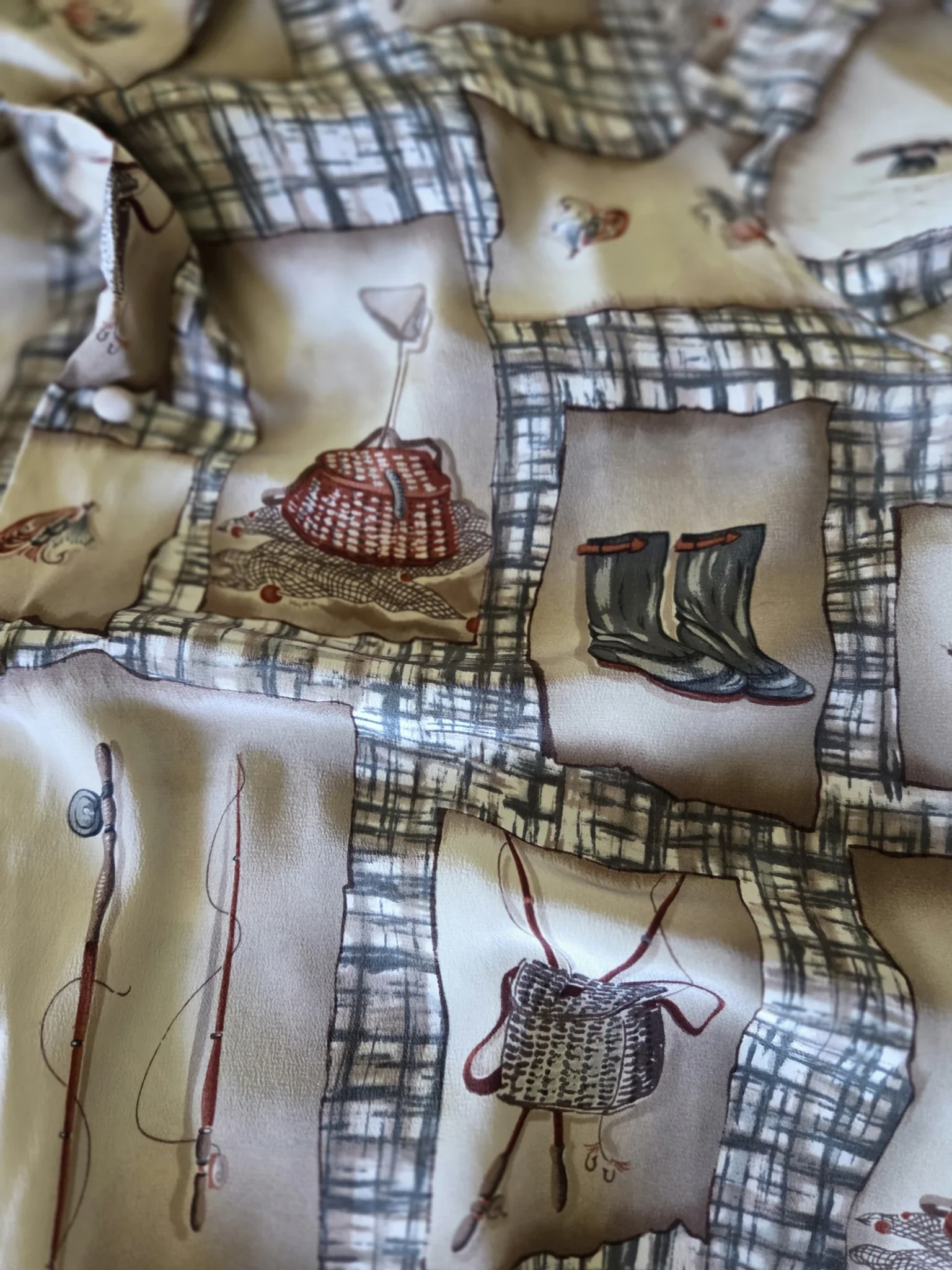 Image for ISHYU 100 % soie-superbe chemise à manches courtes