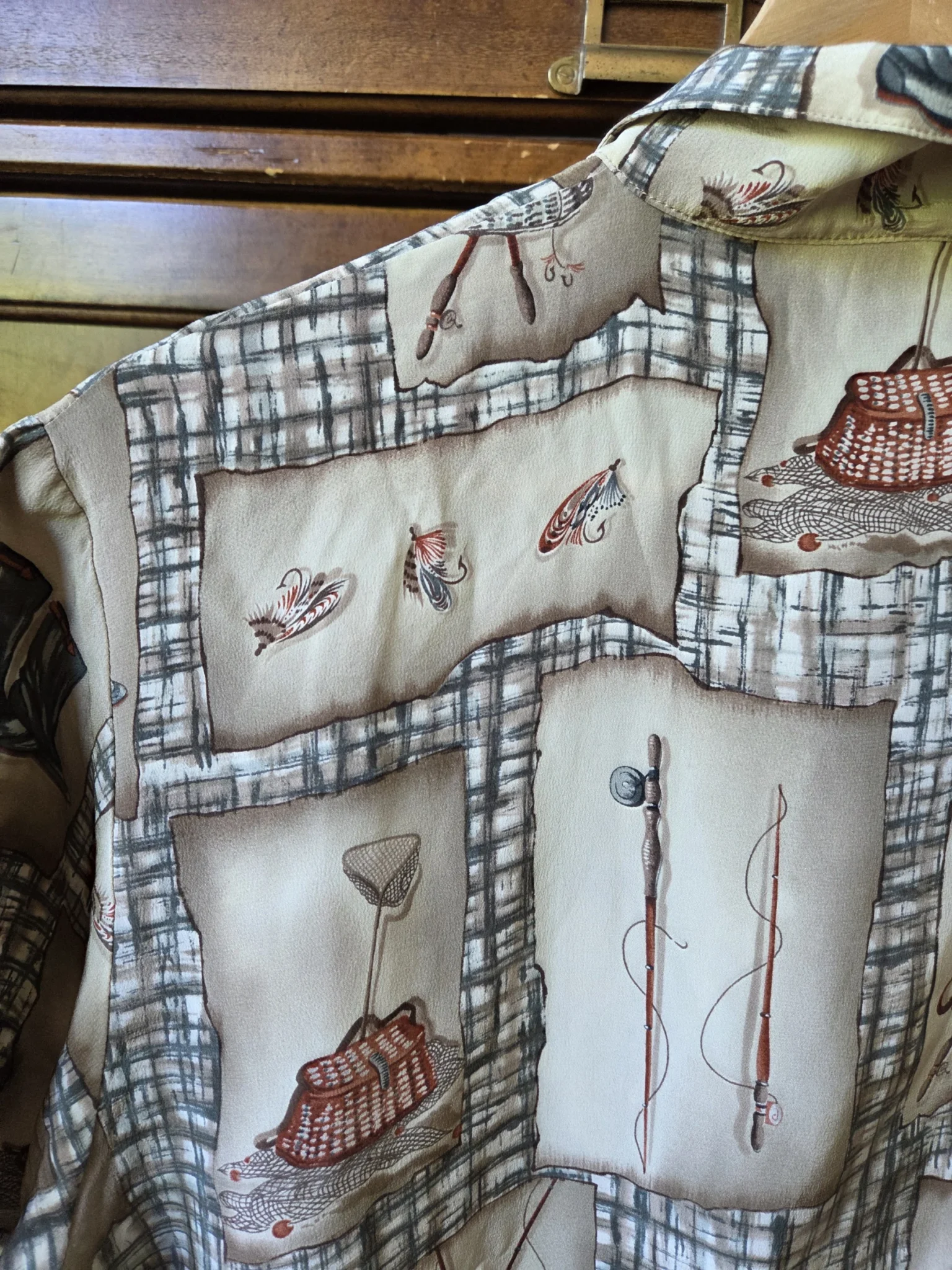 Image for ISHYU 100 % soie-superbe chemise à manches courtes