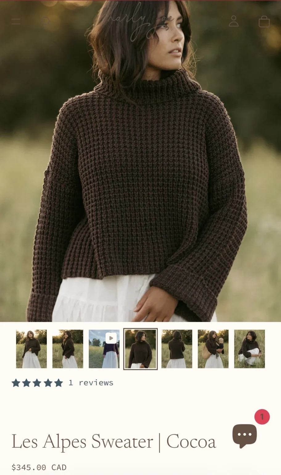Image for Harly Jae Les Alpes Sweater Cacao
