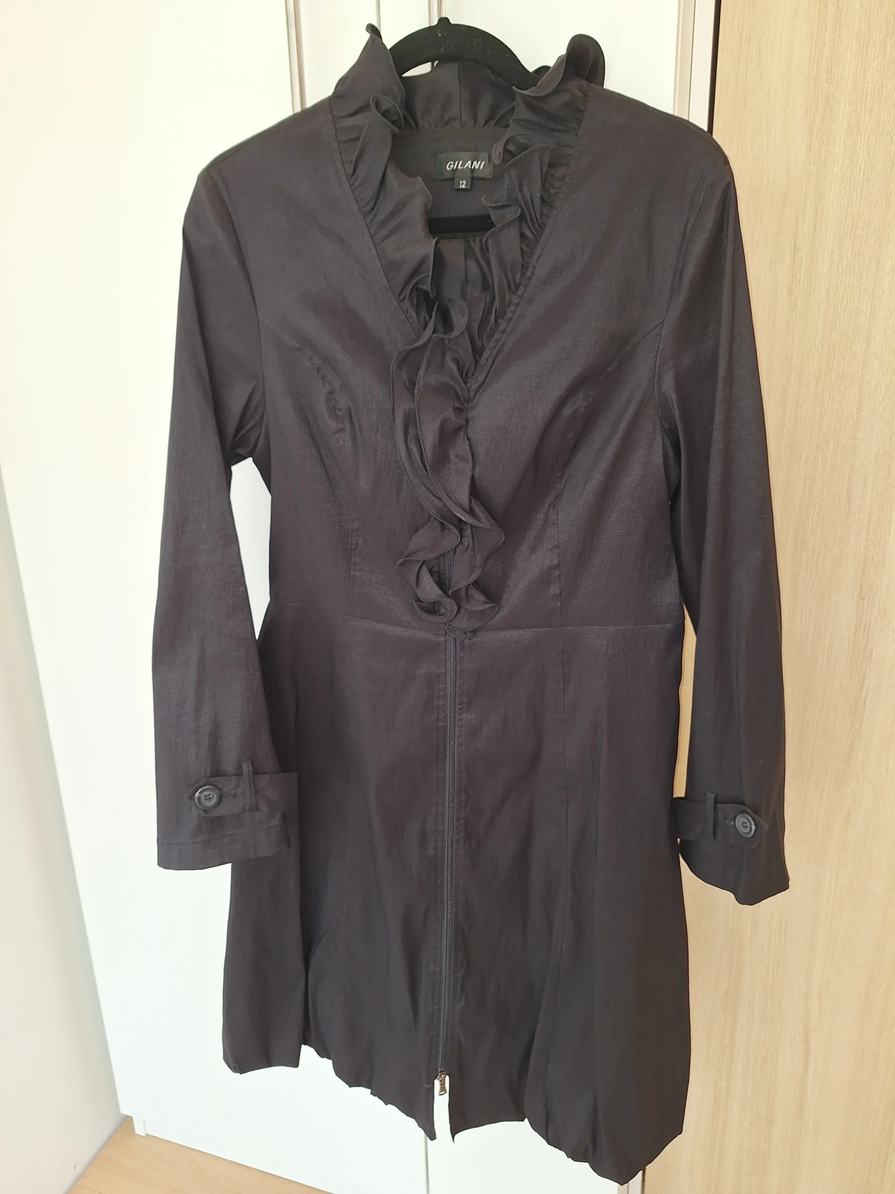 Manteau Trench Gilani Noir *Autre seconde main