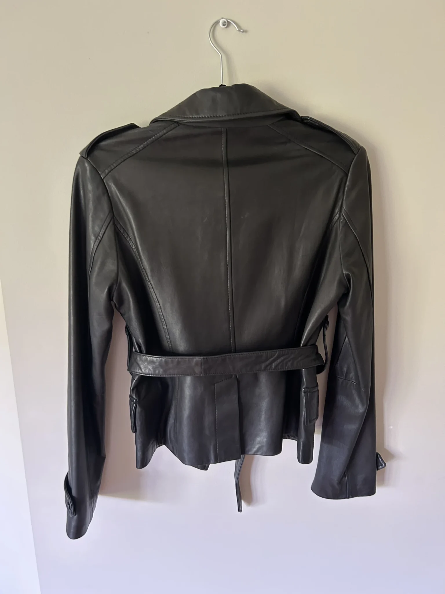 Image for Veste en cuir véritable