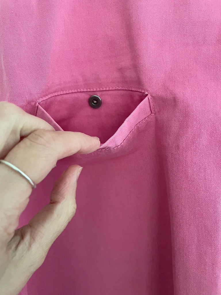Image for Vintage pink trapeze mini-skirt
