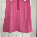 Thumbnail for Vintage pink trapeze mini-skirt