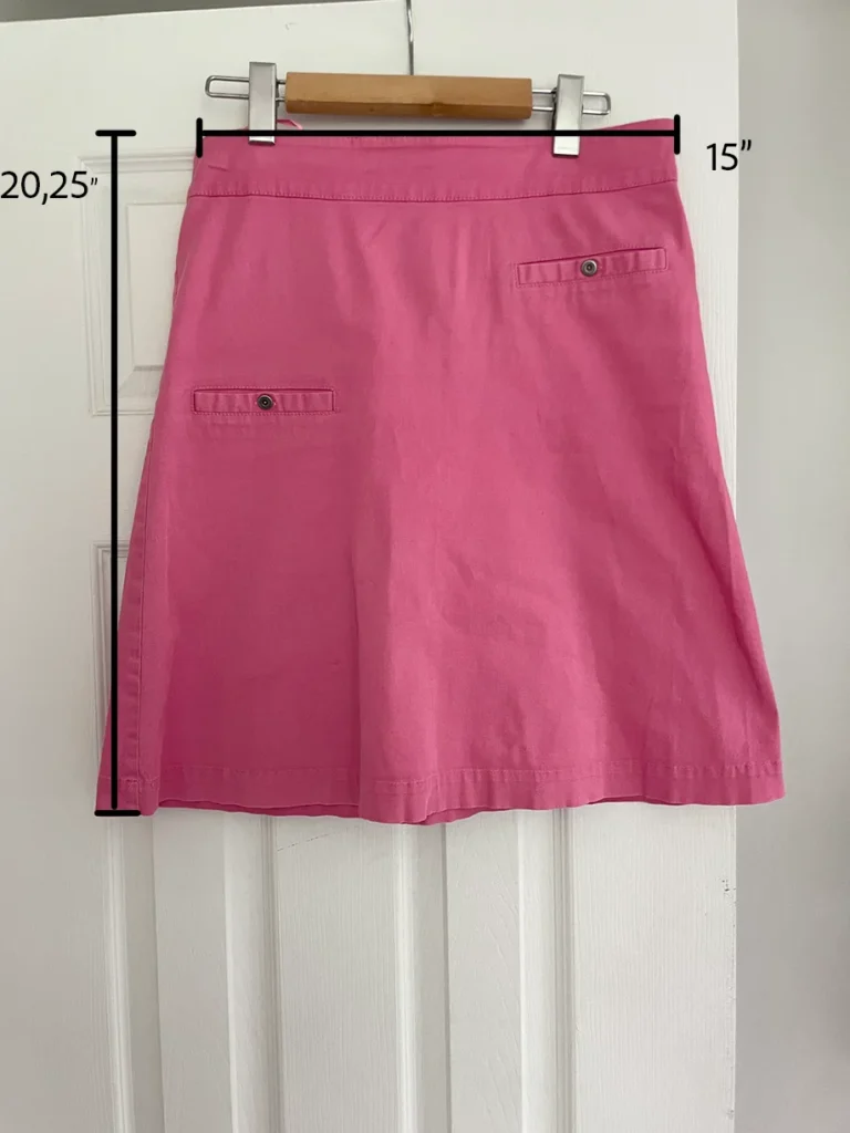 Image for Vintage pink trapeze mini-skirt