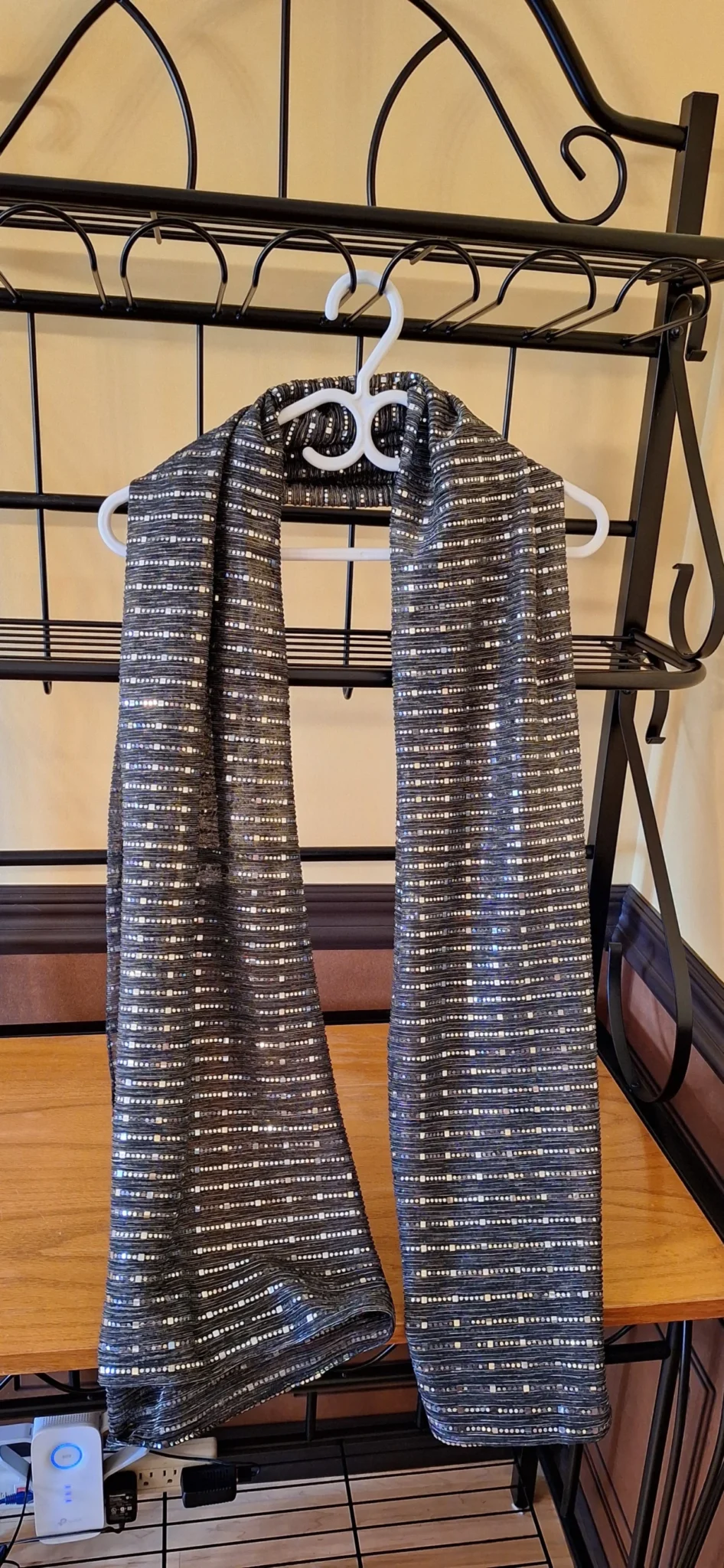 Image for Foulard gris argenté
