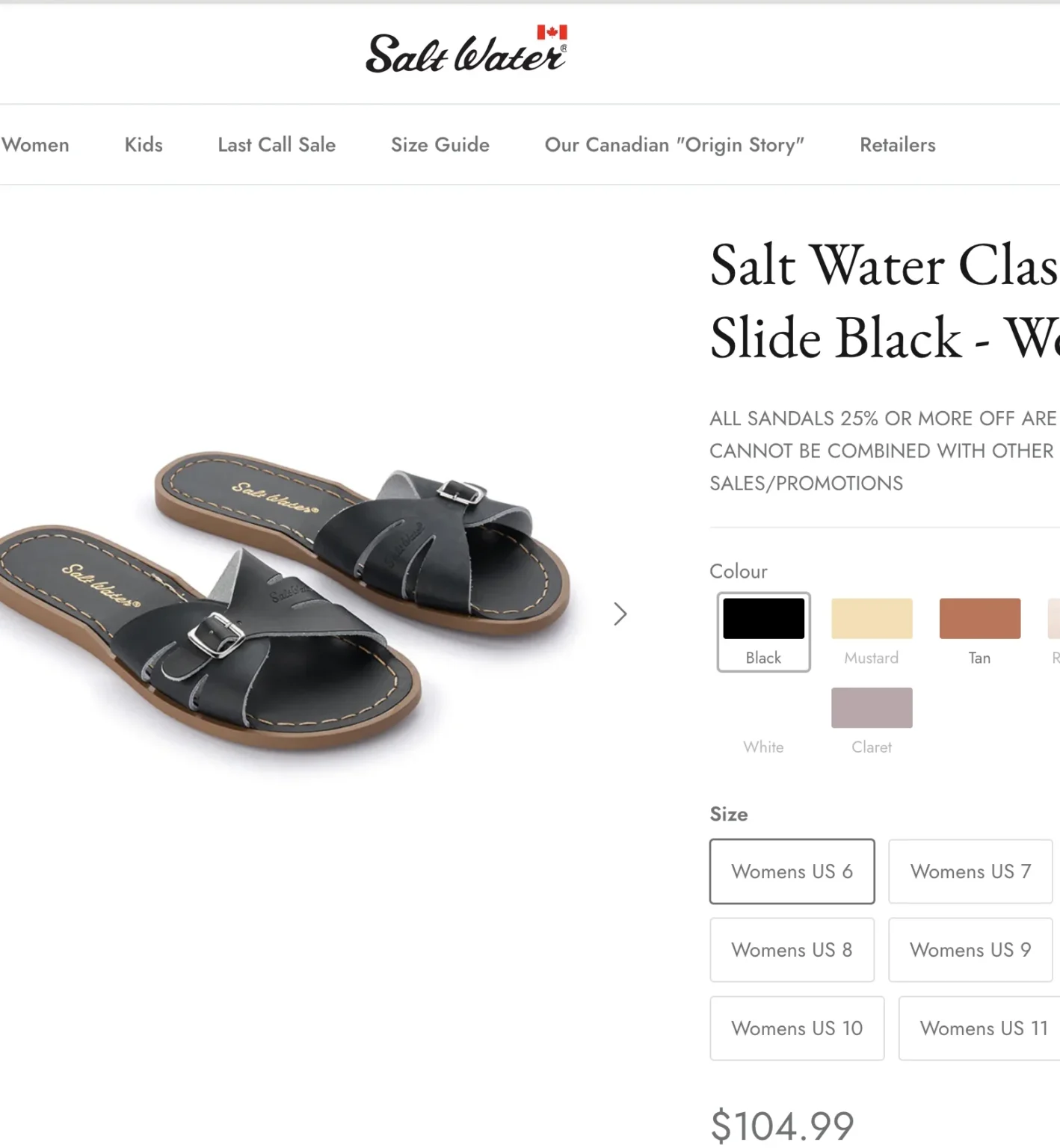 Image for Sandales Salt Water taille 8 (6UK)