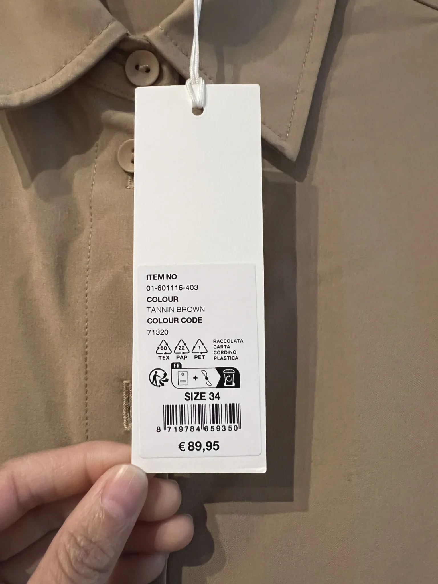 Image for Rose-veste beige YAYA Women
