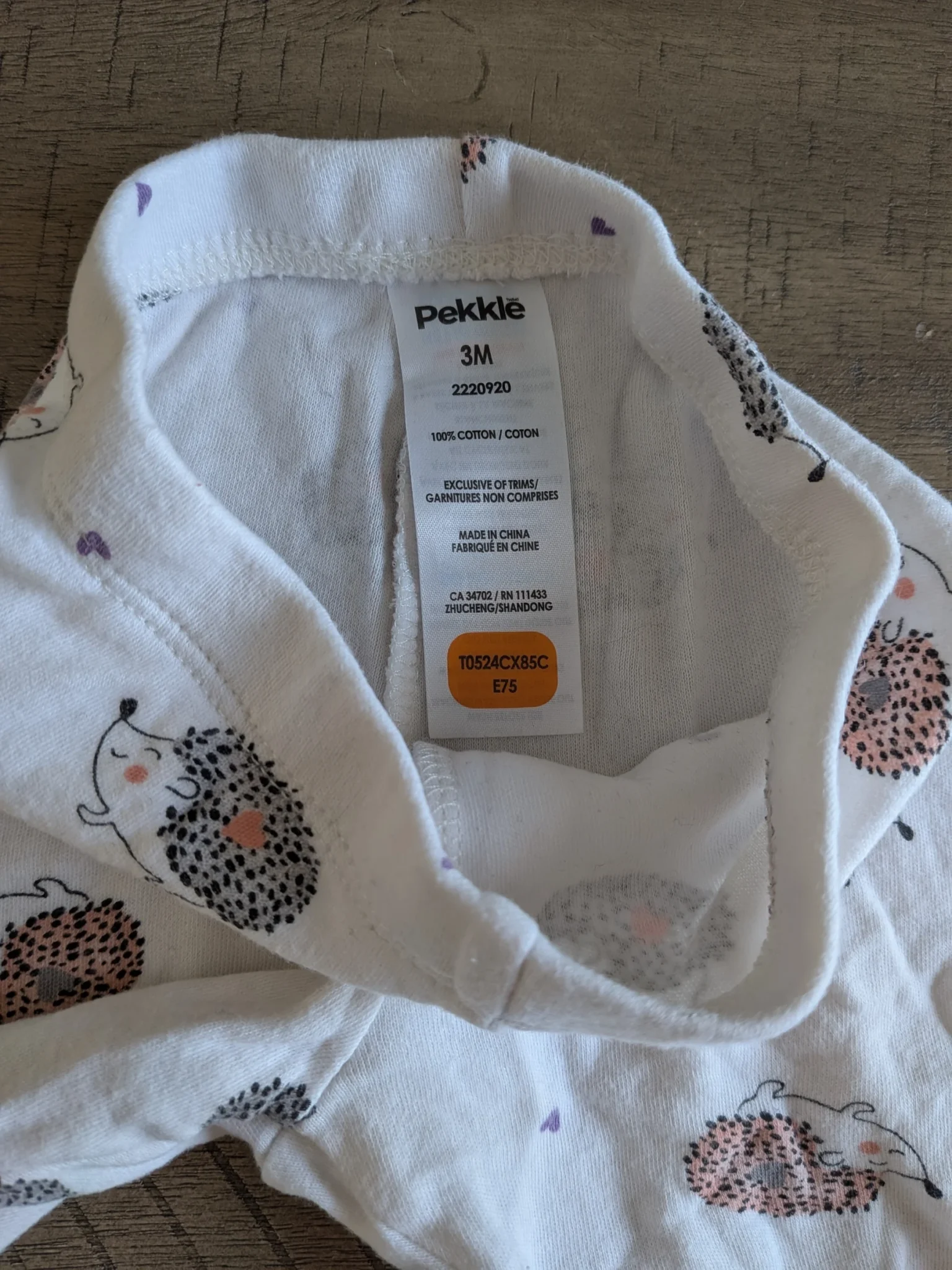 Image for Culotte kit hérisson Pekkle