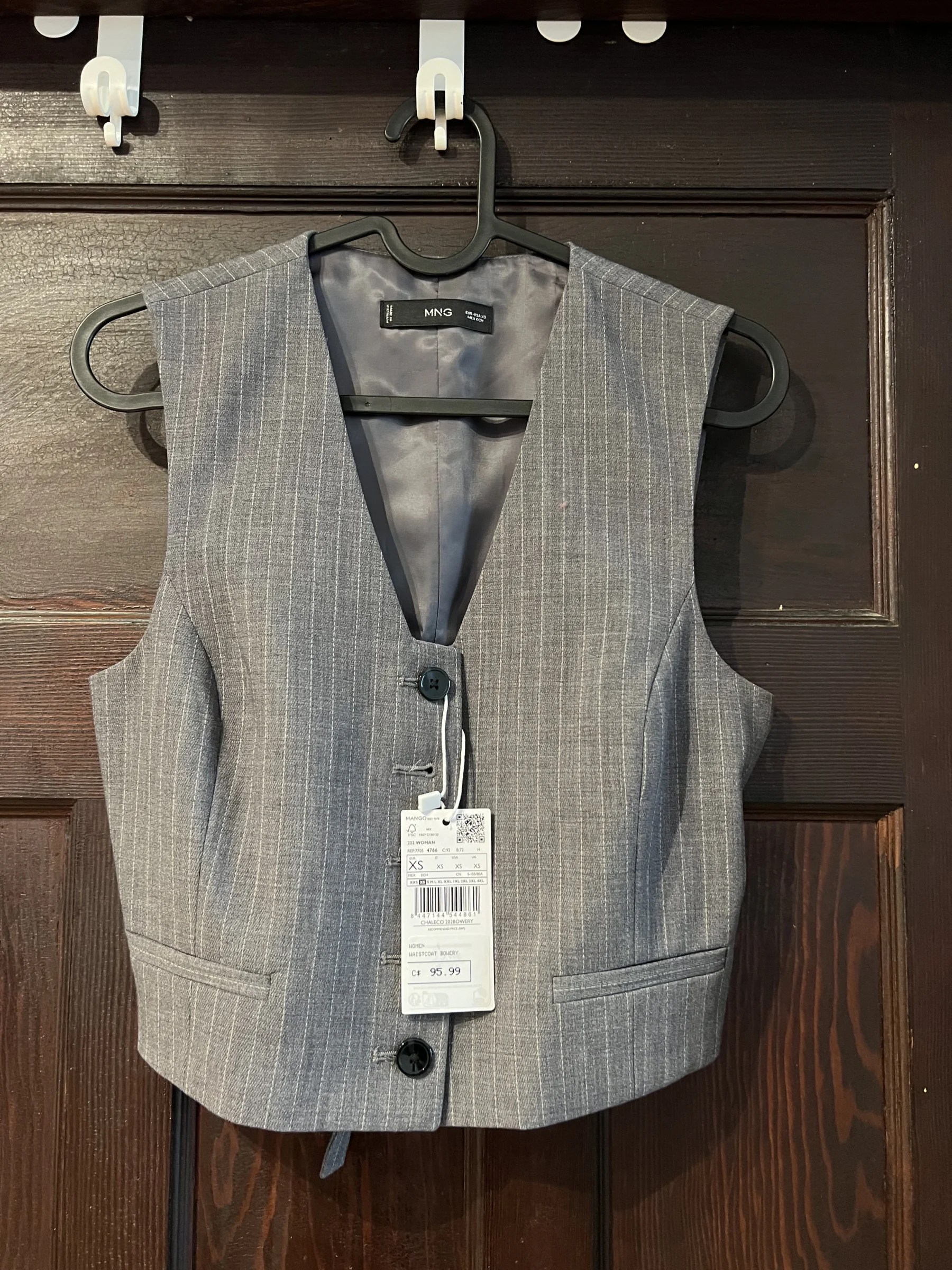 Veste sans manche grise Mango Mango seconde main