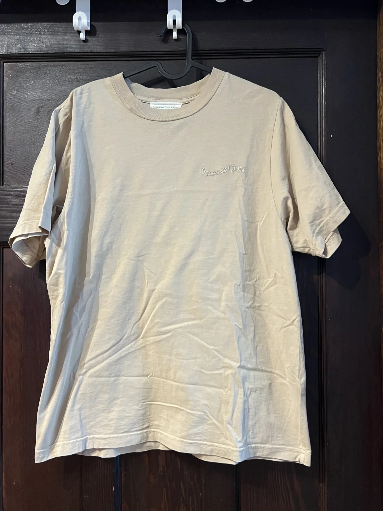 Featured image for Museum of peace and quiet beige T-shirt