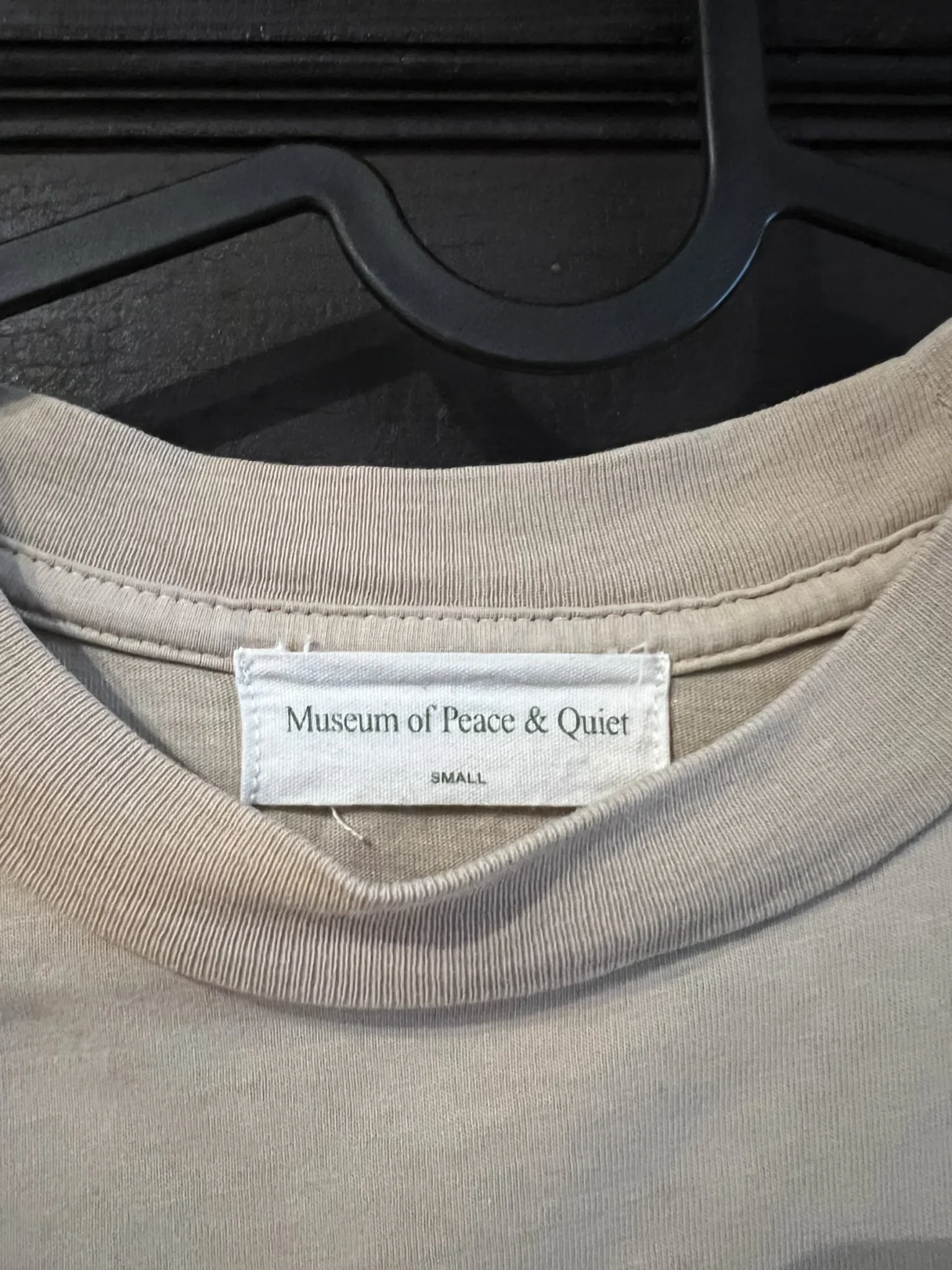 Image for Museum of peace and quiet beige T-shirt