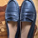 Thumbnail for Mocassins Simona Barbieri en daim bleu exceptionnel