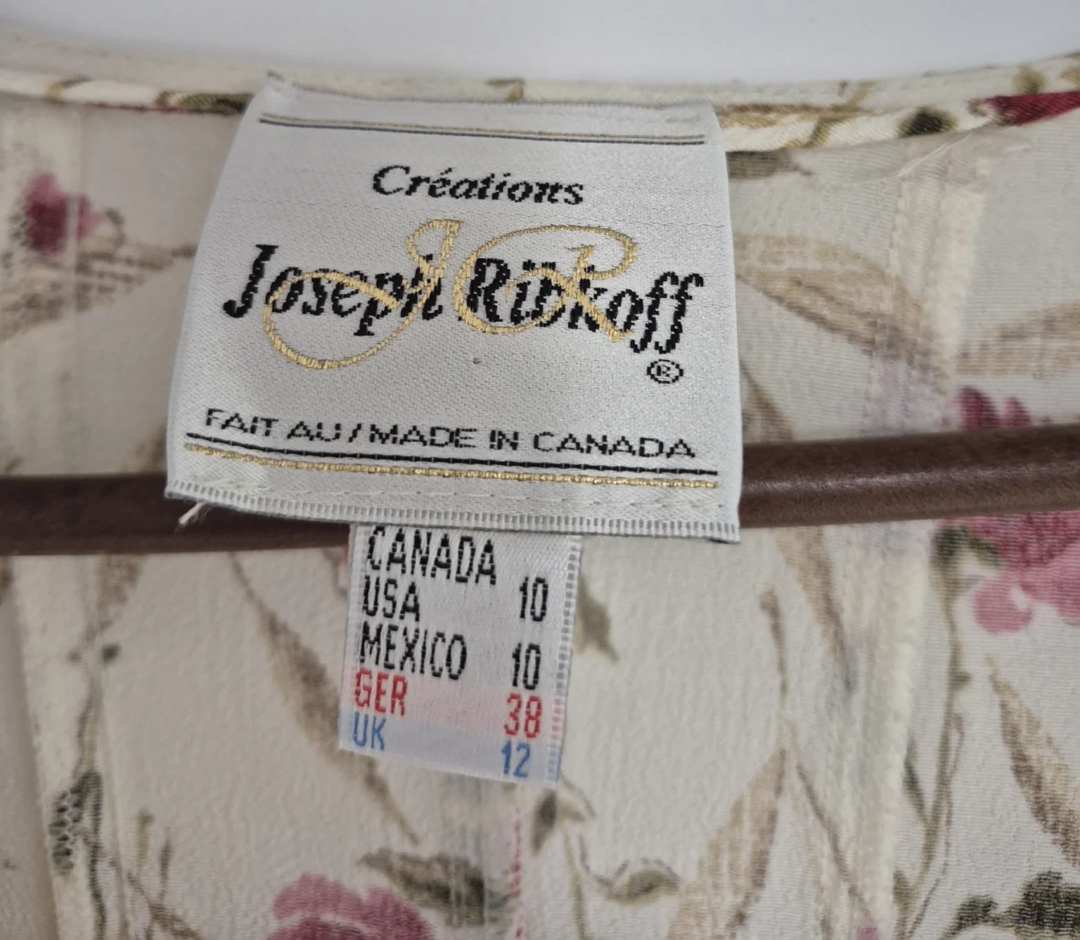 Image for Robe longue fleurie Joseph Ribkoff