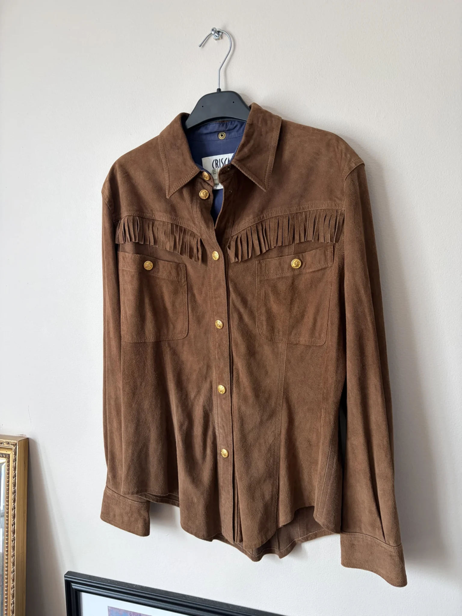Image for Chemise 100% Suède Crisca