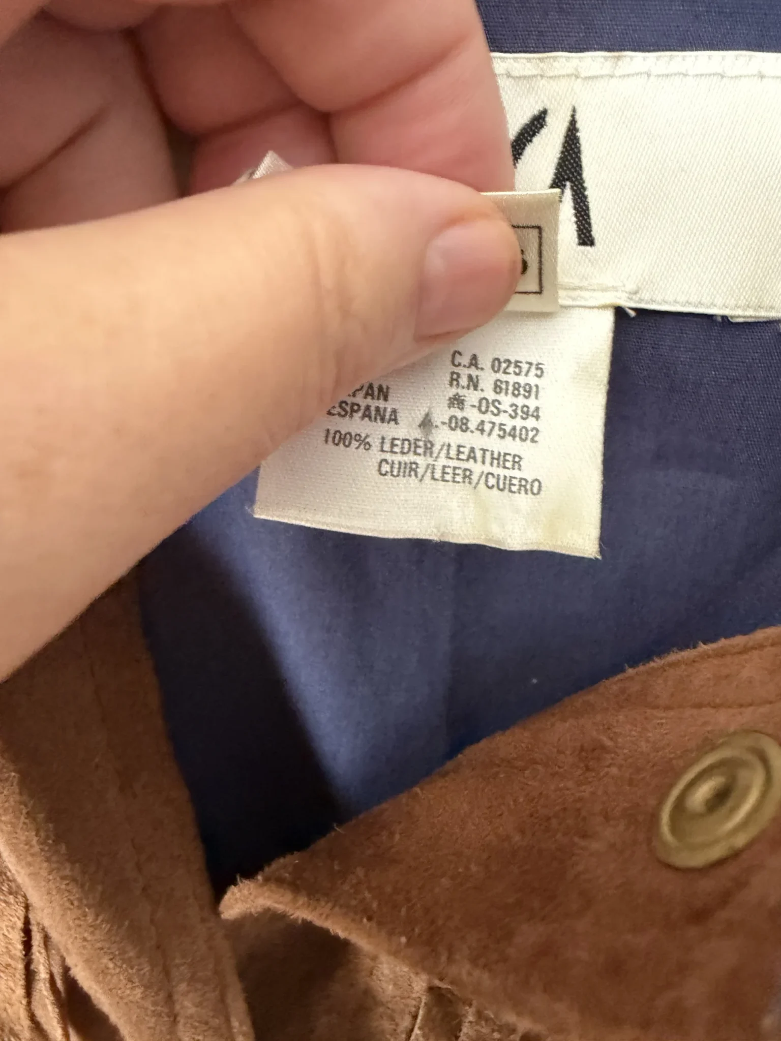 Image for Chemise 100% Suède Crisca