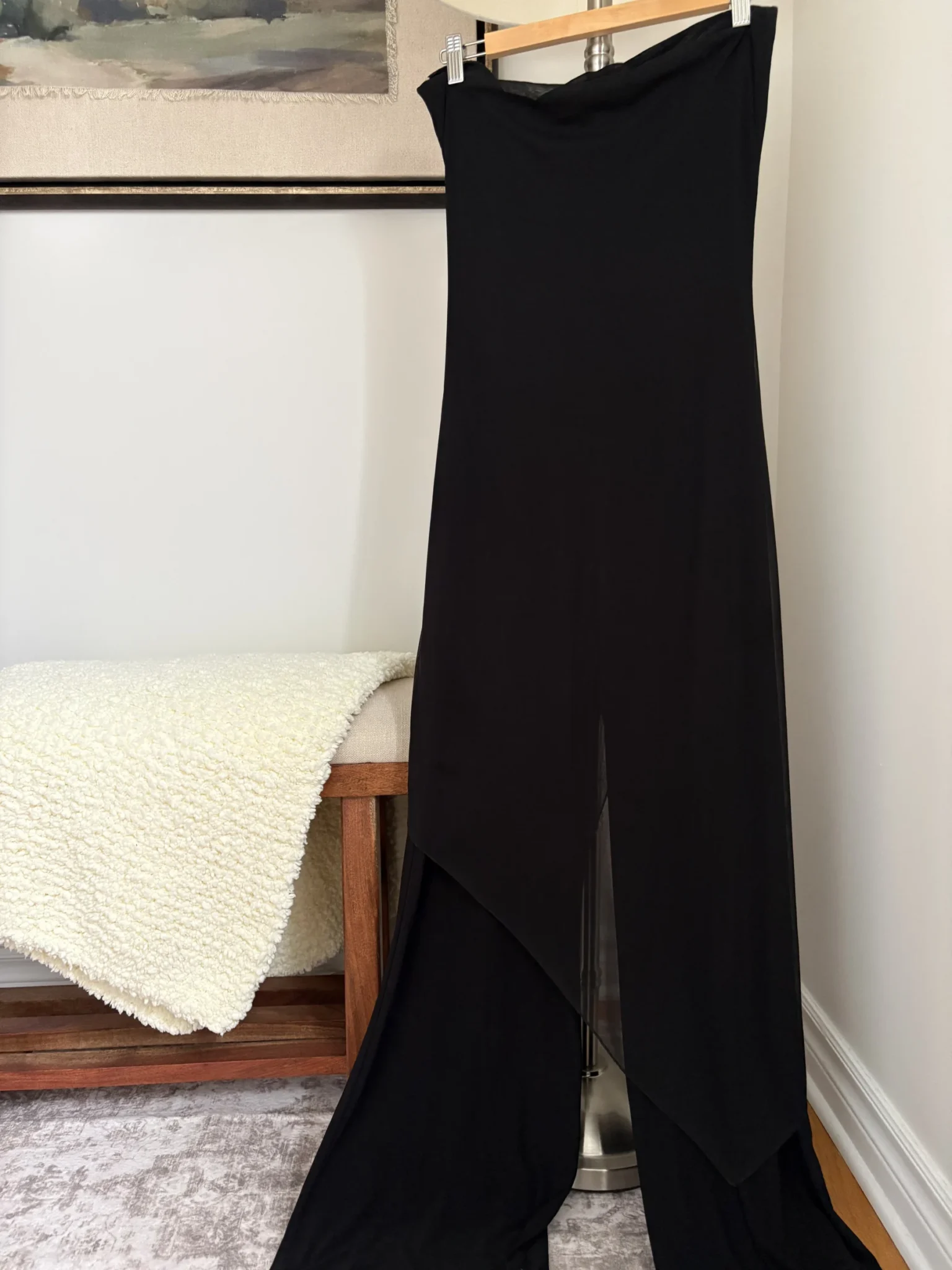 Image for One-piece jumpsuit de soirée avec broche vintage