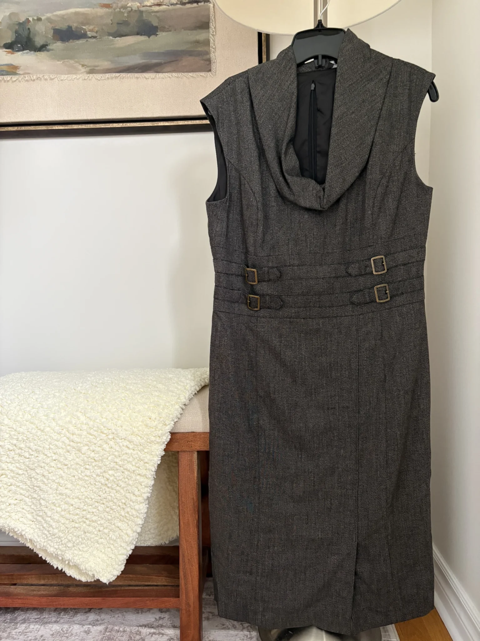 Featured image for Wool mid-length dress