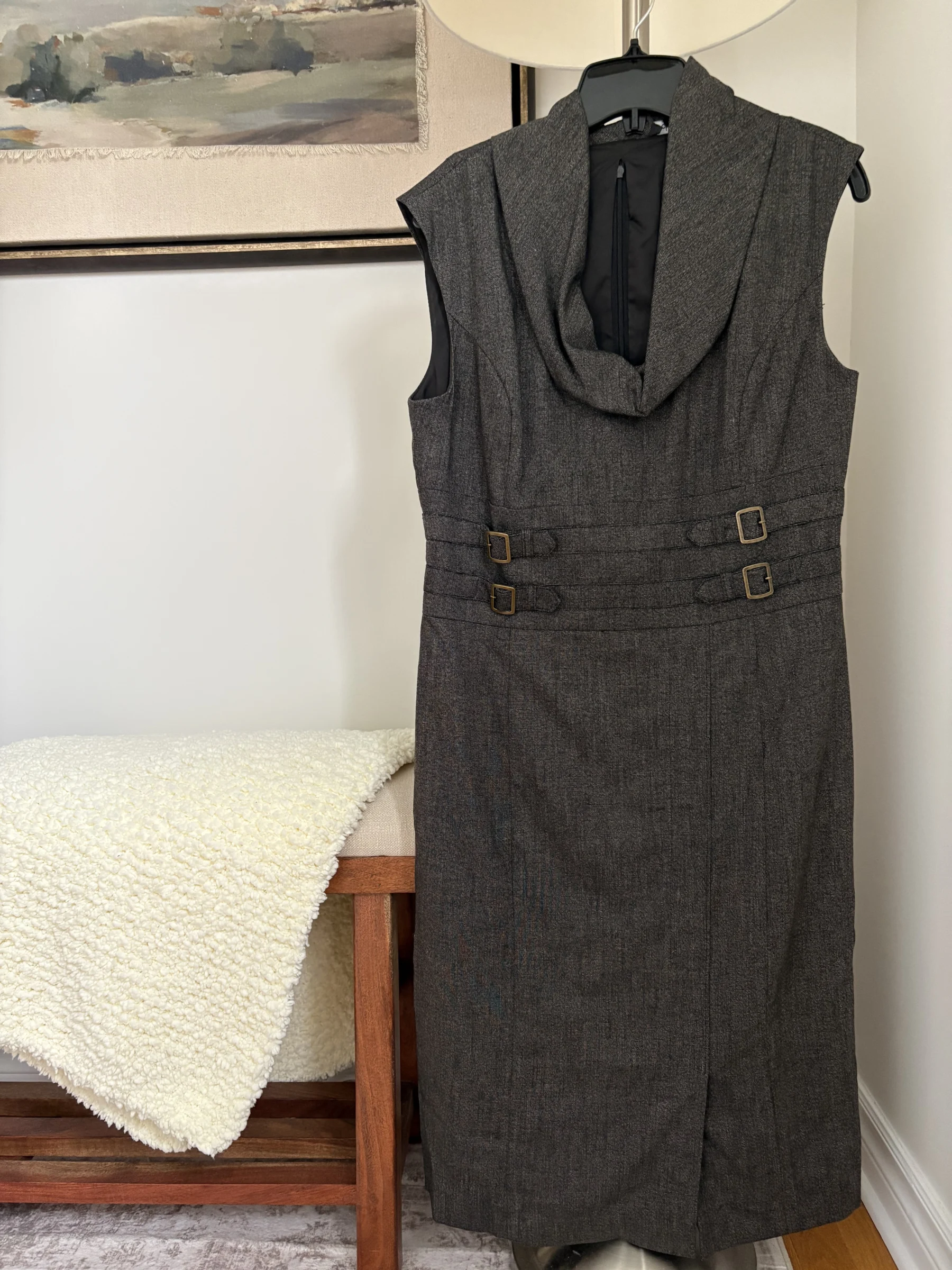 Robe mi-longueur laine Le Château seconde main