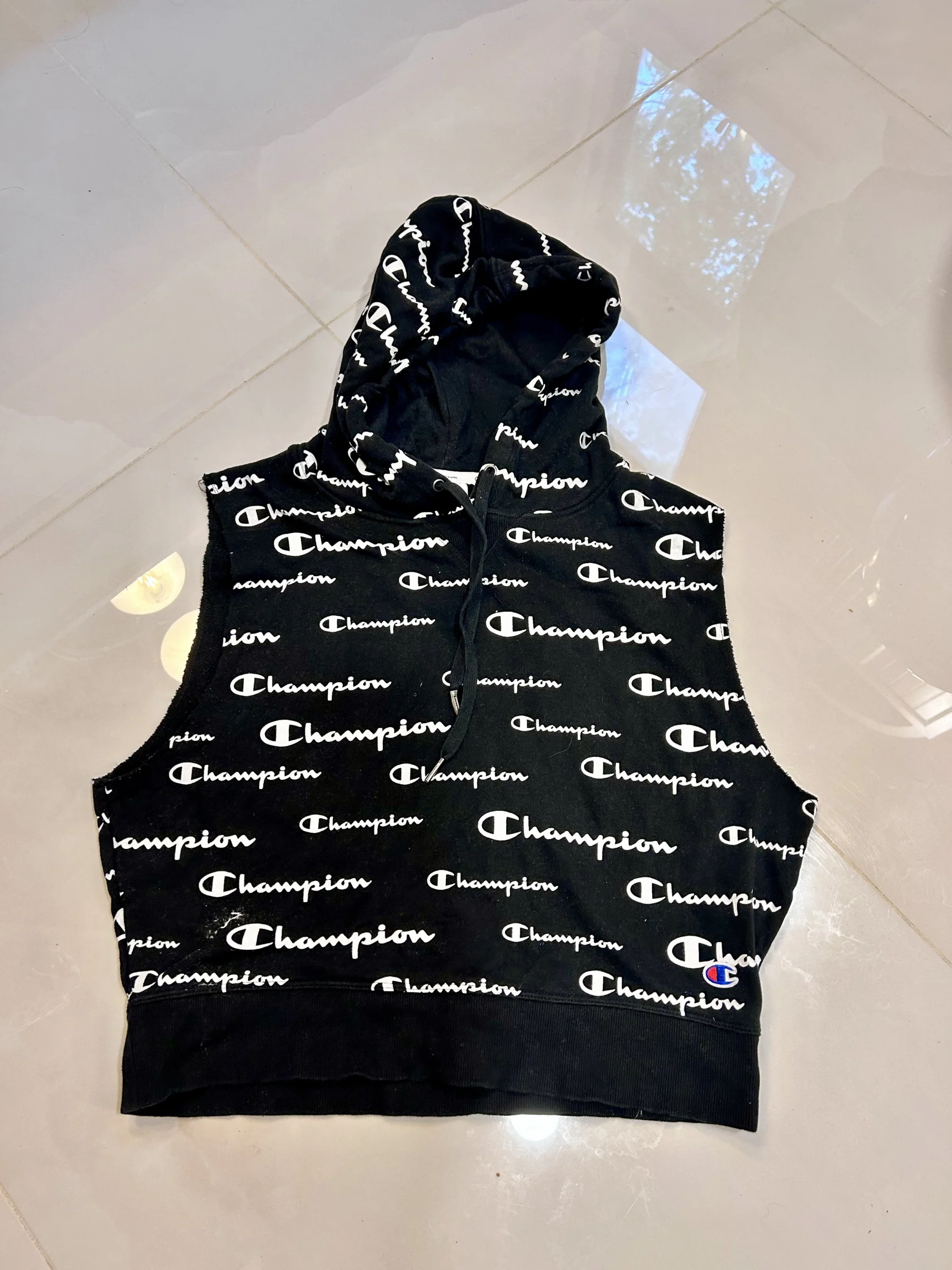 Camisole sans manche de marque Champion noir Champion seconde main