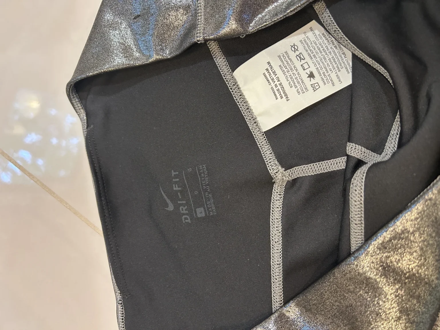 Image for Legging de sport argenté Nike
