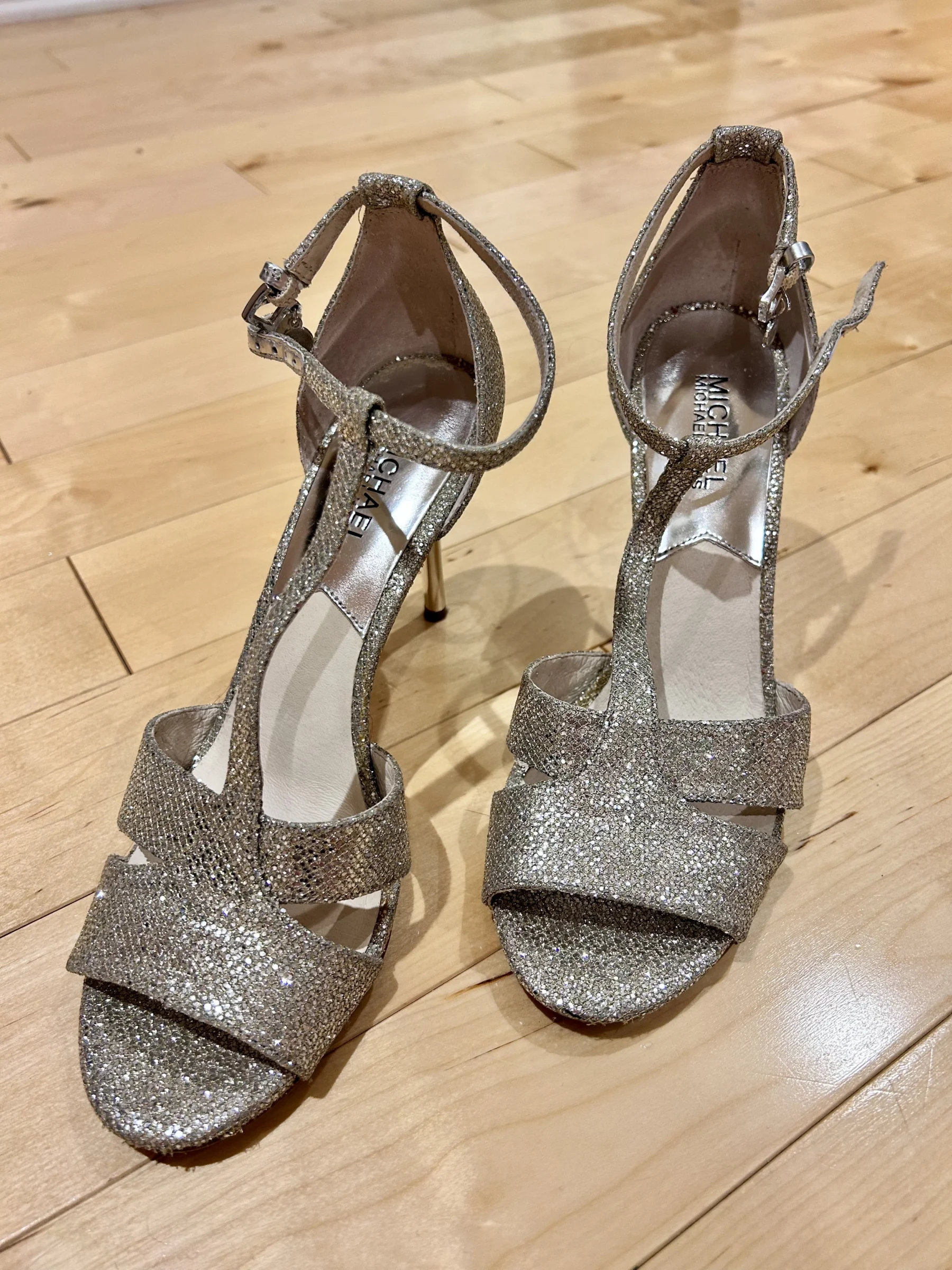 Sandales argentées Michael Kors Michael Kors seconde main