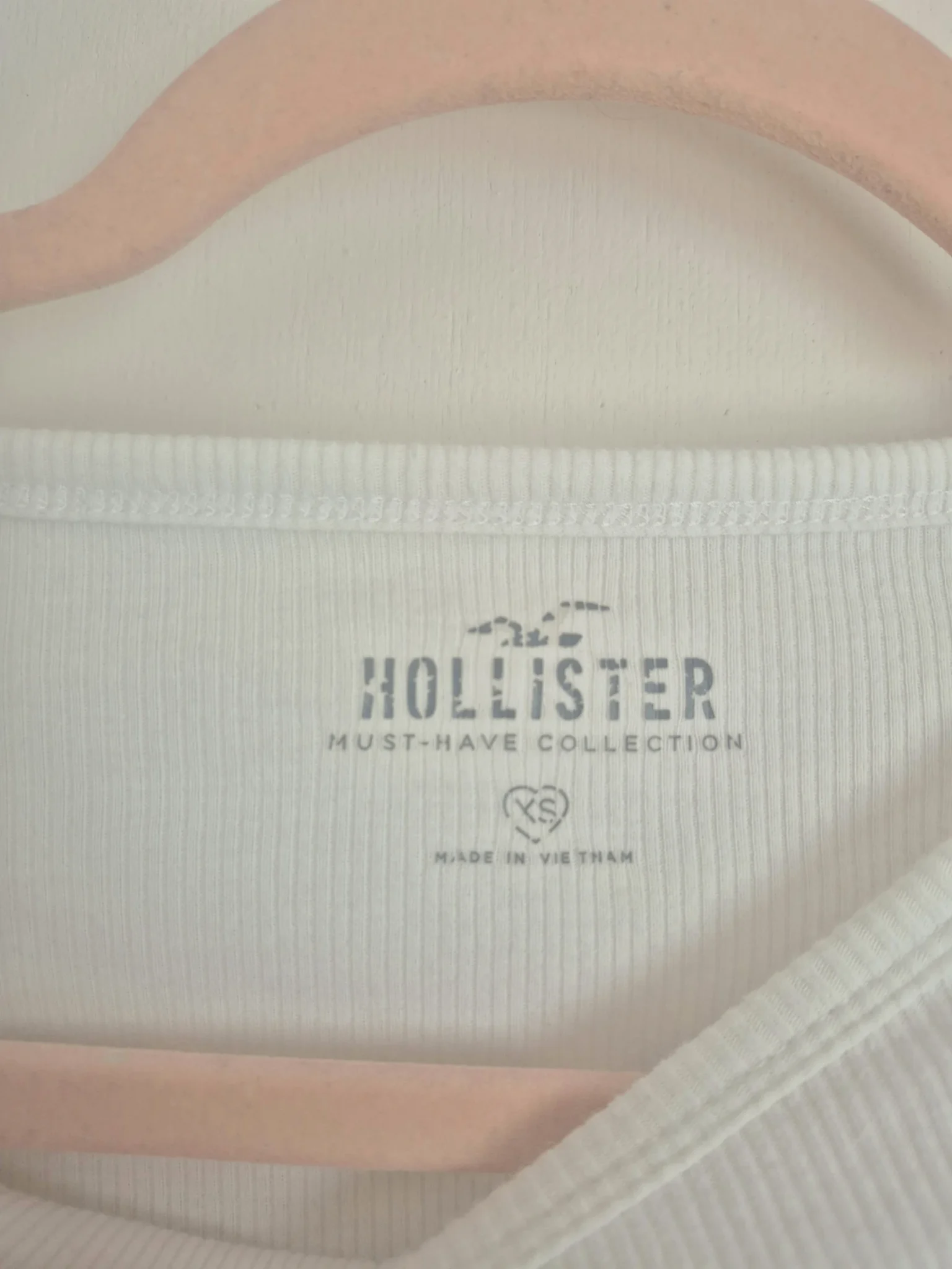 Image for Hollister white jumper XS