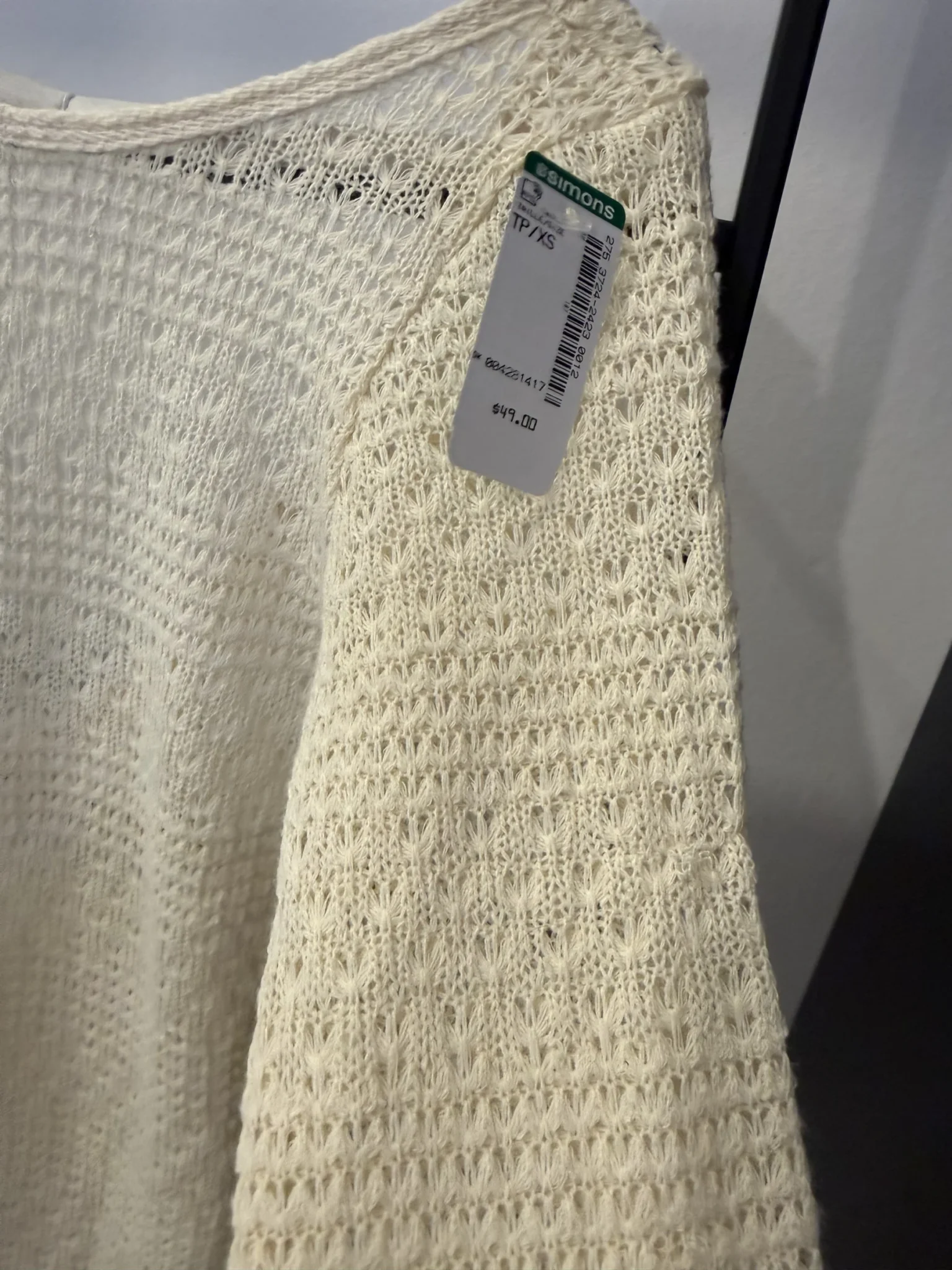 Image for Haut de maillot crème Simons XS