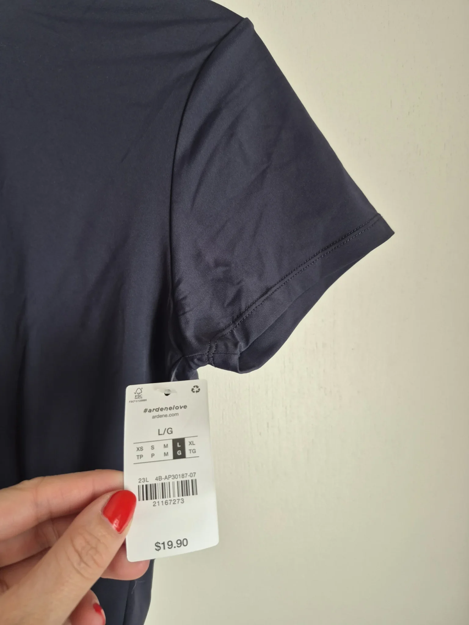 Image for Chandail Ardene bleu marin Large