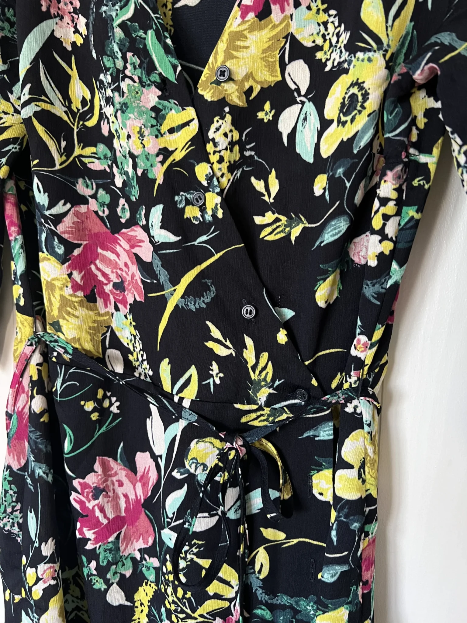 Image for Robe porte feuille fleurie