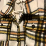 Thumbnail for Manteau neuf plaid (motif écossais) - style chemise doublé