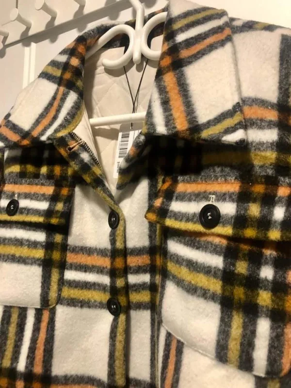 Image for Manteau neuf plaid (motif écossais) - style chemise doublé
