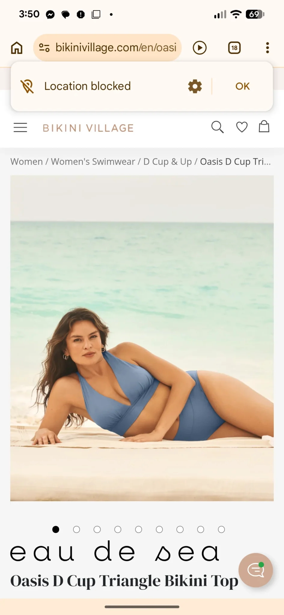 Image for Maillot de bain 2 pièces Eau de Sea