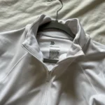 Thumbnail for Haut sport blanc zip 3/4