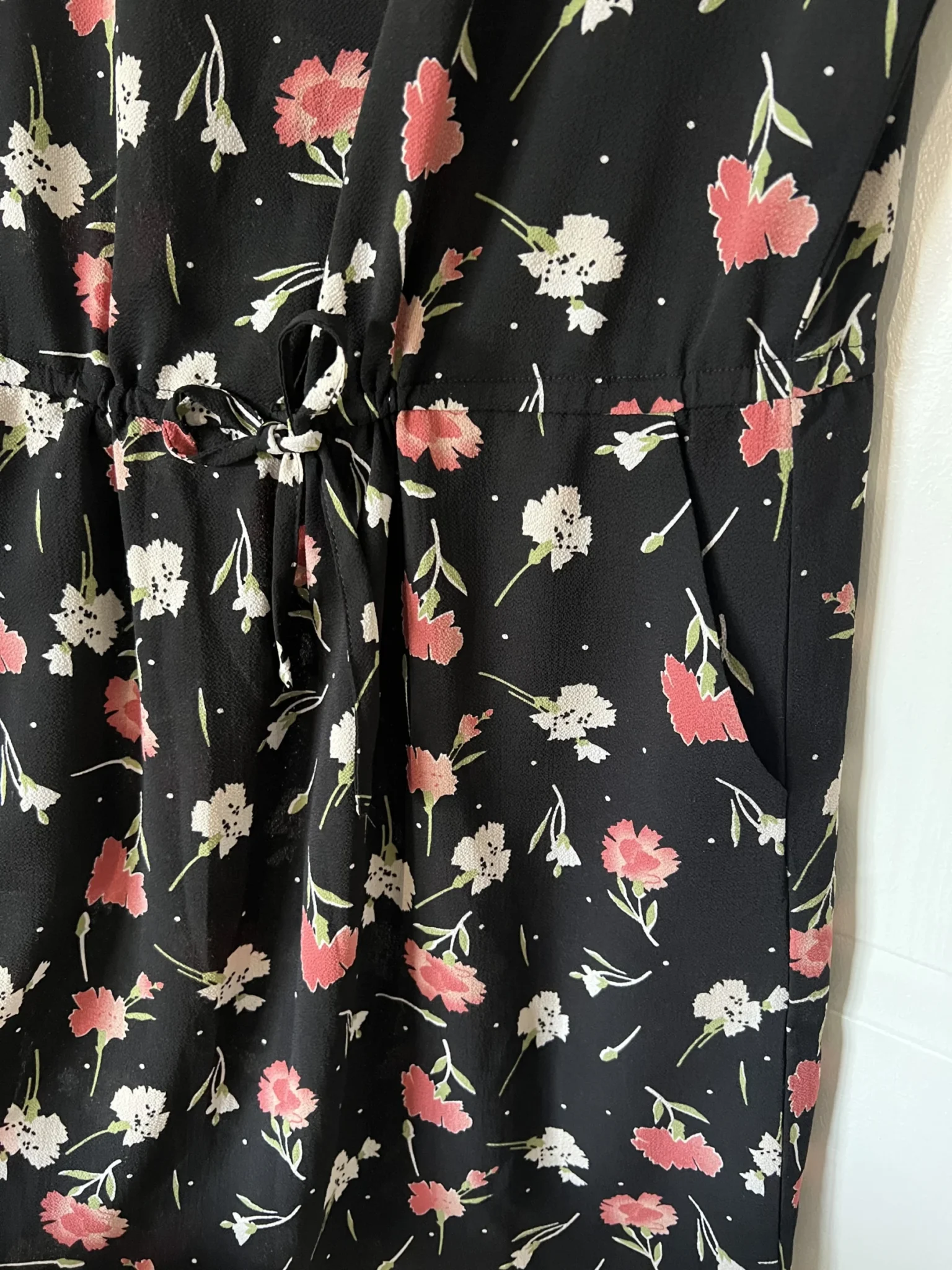 Image for Robe fleurie taille ceintrée