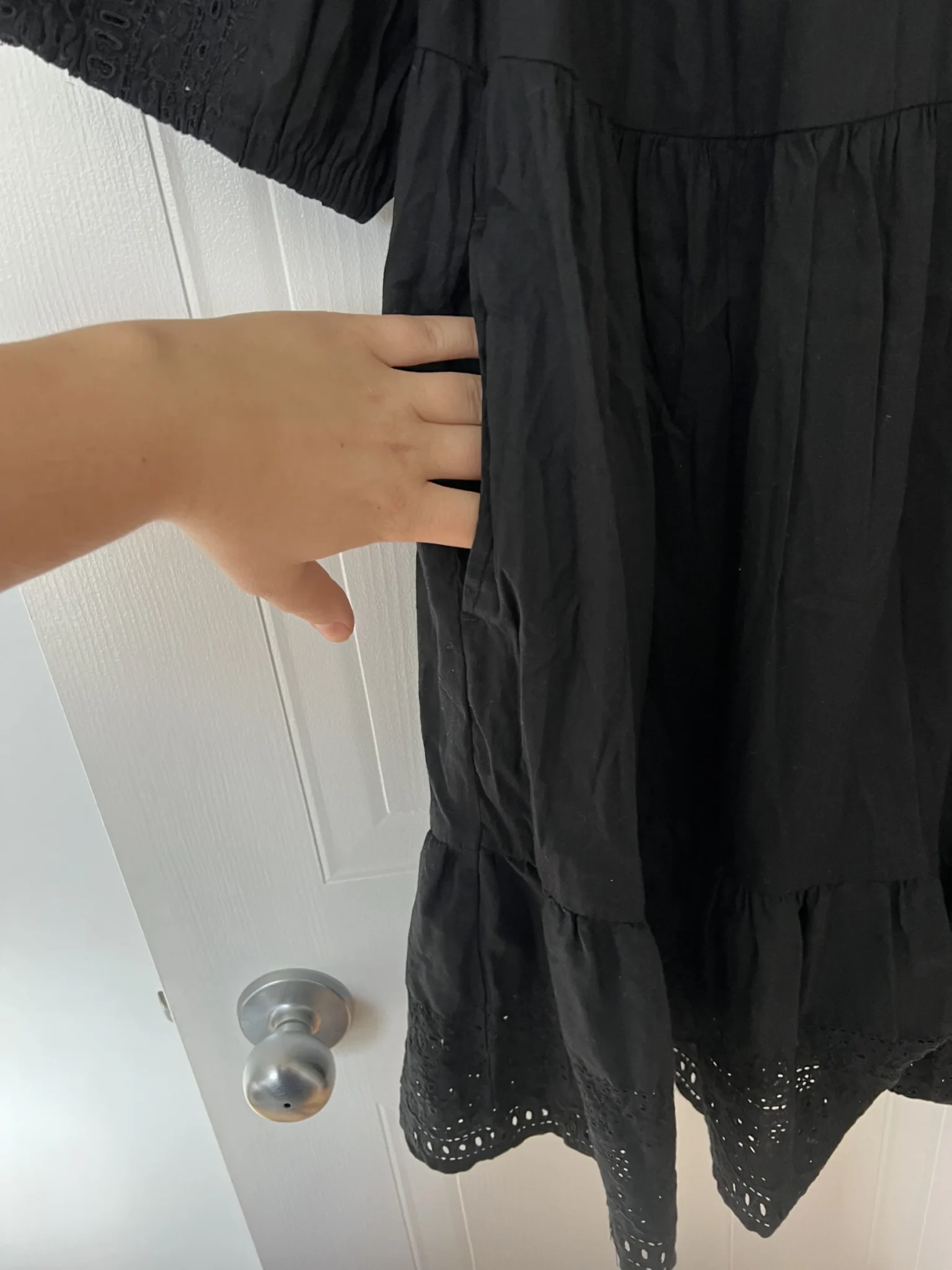 Image for Robe noir dentelle